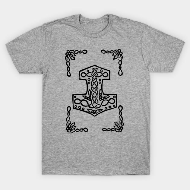 Yule Mjolnir T-Shirt by LaForma